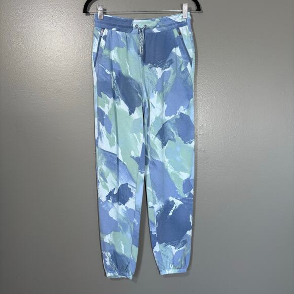 Athleta Girl Blue Tie Dye Warm Up Jogger Pants - XL/14 - Loungewear Athleisure - Picture 1 of 6